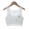 Camiseta interior para niña, período de desarrollo de 8 a 12 años, estudiante, sin costuras, Seda de Hielo, verano, delgada, sujetador para niña pequeña