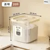 Cubo de Almacenamiento para Comida de Perro Lata Sellada para Comida de Gato Almacenamiento de Granos a Prueba de Humedad Almacenamiento de Snacks para Mascotas Gato Cubo de Almacenamiento de Granos