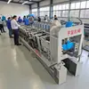 Máquina de formação de placas onduladas, máquina de formação de rolos de placas de titânio de metal, prensa de placas onduladas de ânodo, máquina de formação de dobra a frio de metal