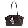 Bolso Casual de Gran Capacidad con Lunares para Mujer 2026 Nuevo Estilo Moda para Viajes Diarios Bolso de Hombro Único Bolso Tote de Alta Gama Bolso Cubo