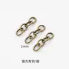 Chaveiro Chaveiro Pendurado Olho de Ovelha Acessórios para Joias DIY Corrente de Chaveiro de Metal Corrente de Chaveiro Dourada Atacado