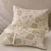 Almohada Estilo Nuevo 2025, Funda de Almohada de Algodón Puro Sin Teñir, Gasa de Tres Capas, Transpirable, Paquete Doble, Engrosada, Lujo Ligero para Adultos