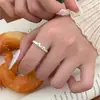 Anillo Divertido de Diario de Gato y Perro para Mujer, Diseño de Nicho Estilo Ins, Anillo Abierto Versátil, Anillo de Dedo Índice de Moda