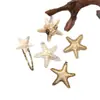2025 Nuevo Pasador de Concha Marina Tridimensional Pinza para Flequillo de Perla de Concha Natural Accesorios para el Cabello de Estrella de Mar para Vacaciones en la Playa