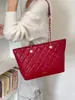 Nova Moda Verão 2026 Bolsa Matelassê de Grande Capacidade para Mulheres, Bolsa de Ombro Estilo Executivo, Bolsa Tote de Mão para Mulheres