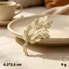 Nuevo broche de girasol de alta gama, broche de oreja de trigo para mujer, accesorio de pin de perla con personalidad versátil