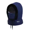 Bufanda con máscara gruesa de invierno, gorro tipo Lei Feng integrado, gorro cálido para mujer, a prueba de viento para montar, gorro de algodón a prueba de frío