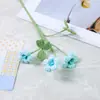 Flores de Lã Crochê Feito à Mão Buquê de Flor de Lírio Hemerocallis Decoração de Interior Flores Artificiais Flores Preservadas Enfeites Decorações Presentes Criativos