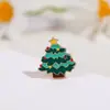 Broche de Corona de Navidad Personalizado de Moda Europea y Americana, Accesorio Versátil para Traje, Ramillete para Mujer, Pin de Solapa, Accesorio para Ropa