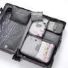 Bolsa de almacenamiento de viaje juego de seis piezas zapatos de vestir ropa zapatos ropa interior bolsa de almacenamiento simple de varias piezas
