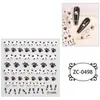 Pegatinas Creativas de Dibujos Animados Transfronterizos Lindas 5D Estéreo Gelatina Pegamento Suave Pegatinas de Relieve Pegatinas para Cuaderno de Graffiti DIY Autoadhesivas