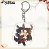Bendición Oficial del Cielo Huacheng y Xie Lian Arte de Fan Original Merchandising Dibujo Animado 2D Acrílico Colgante de Doble Cara Llavero