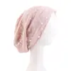 Gorro de Malla de Algodón Transfronterizo, Gorro Bufanda para la Cabeza Étnico Hui, Bufanda para la Cabeza Protectora del Cabello Jdu-151