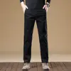 Ropa de Hombre Fengshe / 2026 Otoño-Invierno Nuevo Algodón Elástico Versátil Ligero Negocio Recto Delgado Casual Pantalones Largos para Hombre