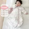 Saco de dormir para bebé Otoño e Invierno Engrosado Tipo Algodón Puro Bebé Recién Nacido Todo en Uno Anti-Frío y Anti-Patadas Colcha Ropa para Niños de Anyang