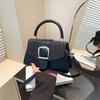 Bolso Pequeño Cuadrado de Colores Caramelo de Moda para Comercio Exterior, Nuevo Modelo 2026, Bolso de Mano Casual Elegante Brillante, Bolso de Hombro y Cruzado Simple