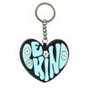 Accesorios de llavero de amor apasionado transfronterizo y paz DIY para bolsa adornos de bolsa nicho PVC caucho blando llavero en stock