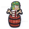 El Chavo Zapatos de Payaso Zapatos con Flores Accesorios para Zapatos PVC Dibujos Animados Hebilla para Zapatos con Agujeros Accesorios para Zapatos Funda de Teléfono Móvil Parche para DIY
