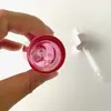 Frasco de óleo essencial ouro rosa atacado frasco de vidro pêssego conta-gotas de cabeça plástica 10ml30ml100ml pequeno frasco de amostra