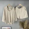 Foto Real de Conjunto Retro de Dos Piezas para Mujer Transfronterizo Tallas Grandes, Conjunto de Camisa y Pantalones Cortos Sueltos de Algodón y Lino Verano 2026