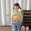 Ropa para Niños Zhe Li Chal para Niñas Verano Estilo Delgado 2026 Casual Dibujos Animados Ropa para Niños Clase a Top para Bebé Niña