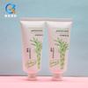 Tubo de limpiador facial texturizado de material de protección ambiental de caña de azúcar de alta calidad, tubo cosmético, tubo para producto para el cuidado de la piel