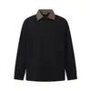 Direto do fabricante: moletom gola alta de manga comprida estilo minimalista para homens, perfeito para outono e inverno, com corte solto e casual e design versátil