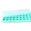 Fabricante Personaliza Moldes de Silicona para Cubitos de Hielo de 24 y 36 Compartimentos con Tapas, Cajas Creativas Caseras para Hacer Hielo, Moldes para Paletas de Hielo de Grado Alimenticio