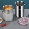Cubo para Raspado Comercial para Máquina de Bloques de Hielo, Cubo de Hielo para Bloques para Puestos, Cubo de Hielo para Conservar el Frío, Molde Redondo de Acero Inoxidable