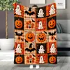 Manta de flanela best-seller transfronteiriça com estampa de Halloween, manta de cochilo, manta de ar condicionado, manta grossa para sofá, manta de cama