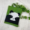 Bolsa de Tricô Ins Desenho Panda Feminina Moda para Carregar na Mão Grande Capacidade Bolsa de Ombro Bolsa Transversal Bolsa