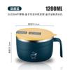 Tazón para fideos instantáneos de acero inoxidable 304, dormitorio de estudiantes, escurridor, gran capacidad, tazón para arroz con tapa, lonchera, regalo, entrega de una pieza