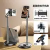 Suporte de telefone de liga de alumínio aeronáutico para mesa, braço articulado de elevação para transmissão ao vivo, suporte de filmagem giratório de 360 graus