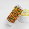 Hilo de 9 hebras de 0.6 mm trenzado a mano bobinado en espiral año zodiacal rojo cuerda de mano para la muñeca rollo pequeño hilo para tejer pulseras