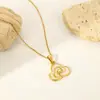 Collar de Nube Esmaltado Pintado Exquisito Estilo Chino de Lujo Ligero de Nicho para Mujer, Cadena para Clavícula de Acero Inoxidable Elegante para Viajes al Trabajo al por Mayor