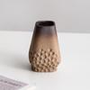 Shu men retro cerámica envejecida jarrón pequeño decoración flor seca sala de estar arreglo floral planta verde hidropónica escritorio Zen chino