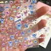 Novo Adesivo Estereoscópico Intergaláctico Fofo para Unhas com Relevo de Bebê Desenho Animado Stitch Menina Decoração DIY para Unhas Ccd