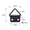 Accesorios de Hardware para Marcos de Fotos, Anillas para Colgar Cuadros, Ganchos, Ganchos Triangulares Negros de Doble Hebilla, Accesorios de Montaje para Marcos de Fotos