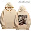 Hoodie Cross-Border Aliexpress 2025 Novo Modelo Grito de Medo Dupla Face Unissex Manga Longa Tamanho PP