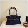 Bolso de mano vintage de nicho estilo coreano Ruien 2026 otoño nuevo bolso tote de hombro simple de gran capacidad para el día a día