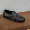 Zapatos de Cuero para Mujer Estilo Británico Retro con Tacones Gruesos, Nuevos Mocasines Brogue Versátiles Casuales 2025, Zapatos de Tacón Bajo