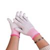 Luvas: Luvas de Dedo Revestidas com Nylon, Luvas de Dedo Revestidas com PU, Luvas de Proteção para Trabalho sem Poeira, Proteção de Revestimento na Ponta dos Dedos, Antiderrapantes, Resistentes ao Desgaste