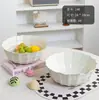 Plato de Fruta Espeso Estilo Chino para Cocina y Sala de Estar del Hogar, Plato para Snacks, Plato para Dulces, Plato de Fruta de Moda con un Toque de Lujo