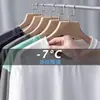Camiseta masculina de manga curta, de malha de seda gelada de secagem rápida, nova camiseta esportiva respirável de corrida para homens, de manga curta, roupas masculinas T