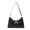 Bolso de Axila Moderno y Único para Mujer 2026 Nuevo Estilo Coreano Bolso de Hombro de Moda con Elegante Lazo para el Viaje Bolso de Media Luna