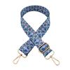 Nova Cor Flor de Transferência de Calor Alça Larga no Ombro Moda Acessórios para Bolsa Fita Decorativa Alça Longa Cruzada no Corpo Transfronteiriço