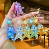 Llavero Trendy de Acrílico Galvanizado con Cristal de Shin-Chan Llavero de Pareja para Coche Colgante de Cristal Accesorio para Bolsos
