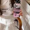 Camada Dupla Ins Hibisco Aplicável ao Apple 18promax Estilo Coreano Capa para Celular Novo iPhone 16/17 com Cordão