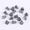 Atacado de 5*6 Tampões de Ouvido Metálicos em Formato de Bala, Tarraxas de Brinco, Piercings de Orelha, Tampas de Orelha, Acessórios para Brincos DIY, Joias