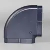 Ar Fresco Tubo Subterrâneo Fornecimento de Ar do Solo Tubo Plano Tubo Quadrado Ar Condicionado Ventilação ABS Sistema de Ar Fresco 132 Acessórios para Tubo